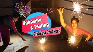 Sivakasi Crackers Unboxing  3 Big Boxes of Crackers  SVR Fireworks  Hemas Diary [upl. by Paxton]