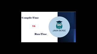 Java Compile time vs Runtime Whats the difference [upl. by Hendrika]