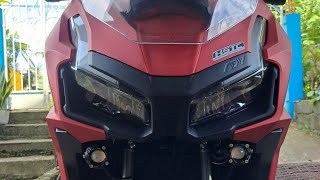 HONDA ADV 160 Accessories Overload INSTALLATION Part 1 [upl. by Alatea]