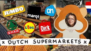 A guide to the DUTCH supermarkets  everything you can find in the NETHERLANDS [upl. by Namilus]