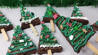 SOBREMESA DE NATAL  BROWNIE DE NESCAU  SIMPLES E FÁCIL DE FAZER [upl. by Teteak63]