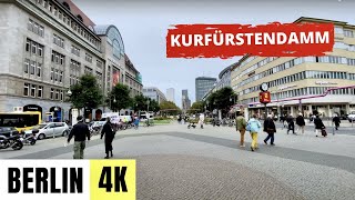 BERLIN GERMANY 🇩🇪 4K Kurfürstendamm amp Tauentzienstraße Walk [upl. by Cul]