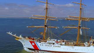 Dance of the Eagle  USCGC Eagle 4K Drone Experience [upl. by Boeke]