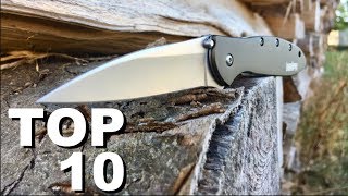 Top 10 Knife Collection Best Pocket Knives [upl. by Saunders]