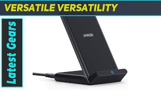 Anker 313 Wireless Charger Stand Review  Fast Charging for iPhone 1514 and Galaxy S20S10 [upl. by Chick348]