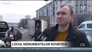 Monumentele sovietice din Chişinău rolul şi locul lor [upl. by Eltrym]