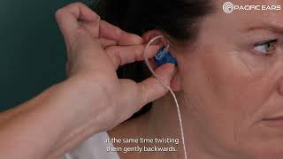 How To Insert In Ear Monitors  Pacific Ears [upl. by Dorine64]