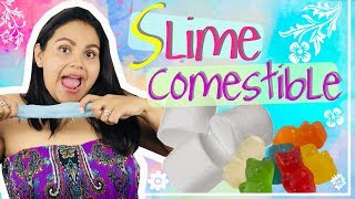 CÓMO HACER SLIME COMESTIBLE PARA TU HIJAO 🍭🍬 [upl. by Suryt735]