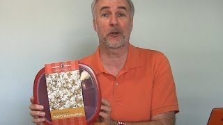 Microwave Popcorn Maker Review 100 OilFree  EpicReviewGuys [upl. by Llekcm]