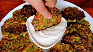 Cheesy Broccoli Fritters  Healthy Easy To Make And Incredibly Delicious [upl. by Neellek]