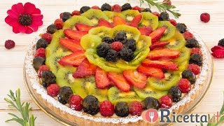 Crostata di frutta  Ricettait [upl. by Kitty]