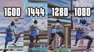 Comparing All Stretched Resolutions In Fortnite  How To Find The Perfect Res [upl. by Lecram]