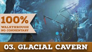 Rise of the Tomb Raider Walkthrough 1440p 100 Completion Survivor part 3 GLACIAL CAVERN [upl. by Perpetua]