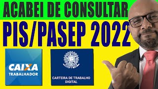 PISPASEP 2022 como consultar pelo celular PASSO A PASSO 💰💰💰 [upl. by Paule]