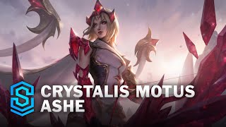 Crystalis Motus Ashe  Reclaimed Chroma Skin Spotlight  League of Legends [upl. by Treborsemaj494]