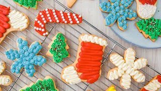 How To Make Perfect Sugar Cookies With Buttercream Frosting  Delish [upl. by Enymzaj]