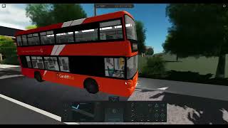 UpdateRoblox Canterbury and district bus simulator Route 1A [upl. by Adnuhser]