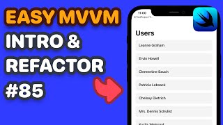 SwiftUI MVVM Example  See How To Refactor Any Codebase SwiftUI MVVM Tutorial [upl. by Nnomae]