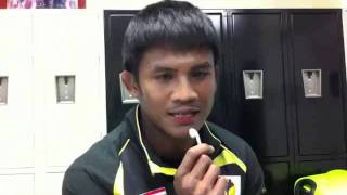 Buakaw calls out George St Pierre [upl. by Euqinomod169]