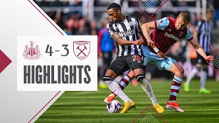 Newcastle 43 West Ham  A Strong Showing Ends In Late Defeat  Premier League Highlights [upl. by Trella428]