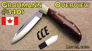 OVERVIEW Grohmann 340S Back Lock version  Canadian Belt Knife [upl. by Gabriella588]