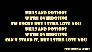 Nicki Minaj Pills N Potions Lyrics on screen H [upl. by Azral840]