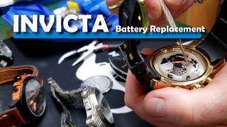 INVICTA Battery Replacement [upl. by Kyrstin893]