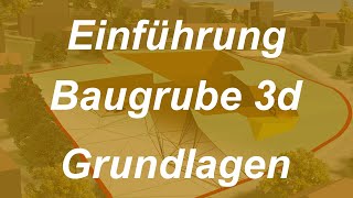 2dr  baugrube 3d Grundlagen [upl. by Hein]