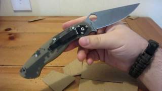 Knife Review  Spyderco Military Digital Camo [upl. by Claiborn596]