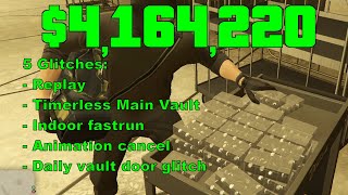 Mastering Casino Heist Glitches Replay Glitch Timerless Main Vault and more [upl. by Adnuahs]