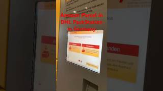 Amazon parcel in DHL PackStation in Germany youtubeshorts trending shortsfeed shortvideo shorts [upl. by Rot]