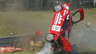 TOP 10 Biggest British Touring Car Championship Crashes [upl. by Hannover]