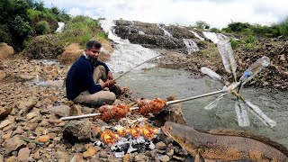 Amzing cooking and fishing technique कुकिंग ची एक आगळीवेगळी पद्धतcooking in wild [upl. by Cristian]