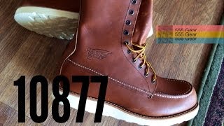 Review Red Wing 10877 8quot Boots quotOroiginal 877quot USA Made Irish Setters [upl. by Ewolram]