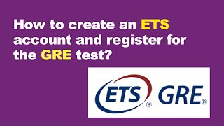 StepByStep Guide How to create an ETS Account  How to apply for GRE exam  GRE part 2 [upl. by Doralynn]