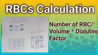 RBCs Calculation Formula hematology microscope dmlt Bsmlt [upl. by Hubey]