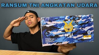 MUKBANG MAKANAN TNI ANGKATAN UDARA [upl. by Kaja478]