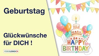 Geburtstagsgrüße Video kostenlos für WhatsApp Glückwünsche zum Geburtstag YouTube kurz Neues Video [upl. by Mauralia]