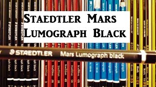 NEW Staedtler Mars Lumograph Black Pencil Review Tradition Noris Pencils [upl. by Attegroeg]