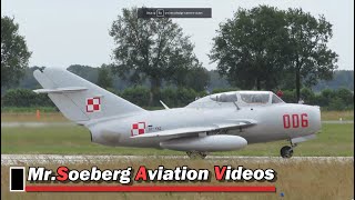 Unforgettable Sound of the Mig 15UTI taking off at Volkel [upl. by Zebadiah]