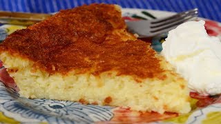 Impossible Coconut Pie Recipe Demonstration  Joyofbakingcom [upl. by Swanson]