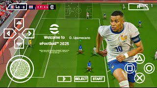 eFOOTBALL PES 2025 PPSSPP ISO CAMERA PS5 ENGLISH VERSION NO SAVE DATA amp NO TEXTURES LATEST UPDATE [upl. by Crim507]