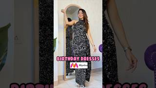 Myntra Birthday Dress Haul myntrahaul myntrafinds birthdaydress birthdayoutfit dress shorts [upl. by Lati]