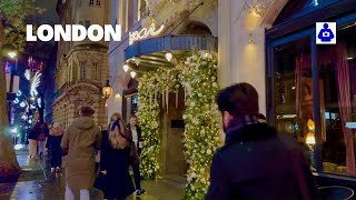 Christmas London Walk 🎄 Splendid Holborn Station to Russell Square  London Walking tour 4K HDR [upl. by Amer]