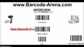 How to Add Auto Enter  Carriage Return to Barcode Scanners after each Scan  wwwBarcodeArenacom [upl. by Nosreh184]