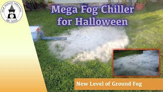 Mega Fog Chiller  New Level of Ground Fog for Halloween DIY Fog cooling EN [upl. by Yslehc]