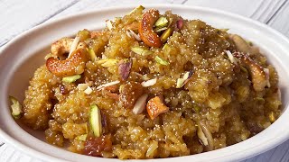 परफेक्ट माप के साथ कुकर में बनाये लापसी  Fada Lapsi Recipe  Broken Wheat Laapsi Recipe in Cooker [upl. by Odraleba631]