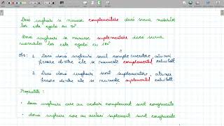 Unghiuri complementare si suplementare  Matematica  Geometrie plana Notiuni de baza Clasele 58 [upl. by Rosamund]