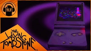 Gameboy Advance SP Blue Edition Oney Plays Creepypasta Song The Living Tombstone [upl. by Pearle482]