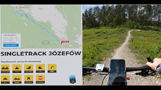 SingleTrack JÓZEFÓW  Cała trasa  Roztocze [upl. by Anivek103]